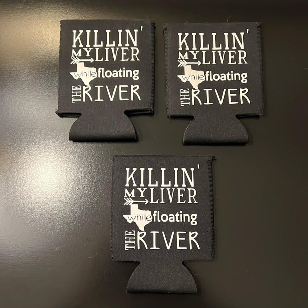 Set of 3 Killin’ My Liver While Floating The River